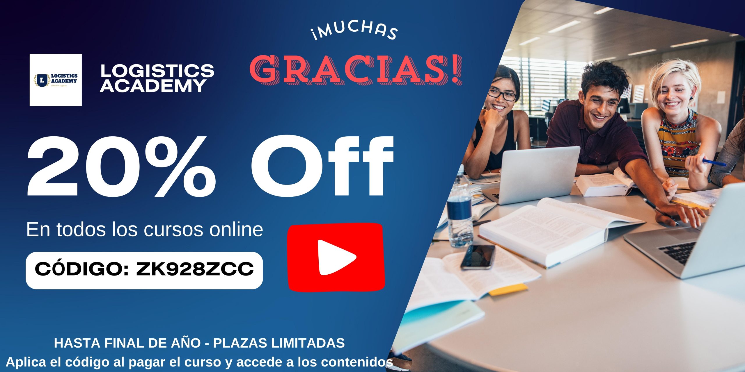 20% Off (1) cursos de logística